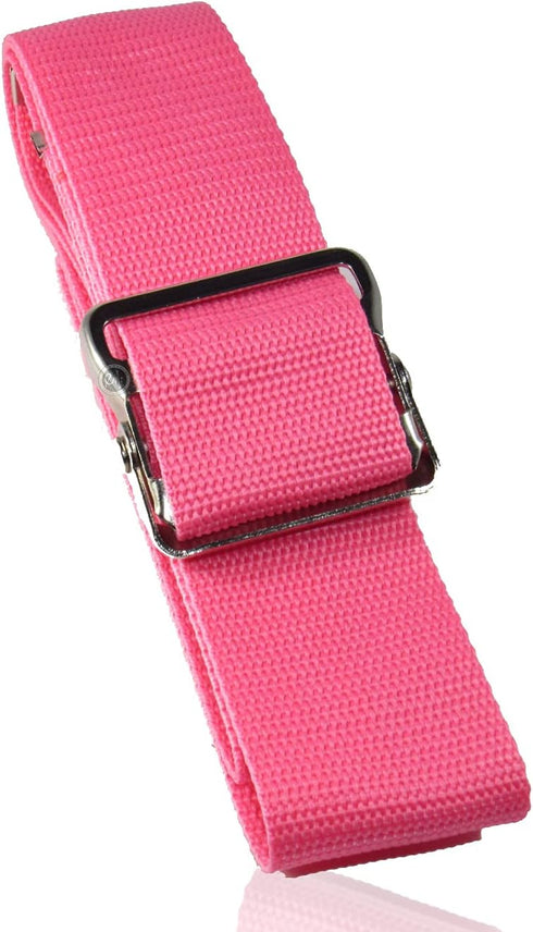 EMI 60" Gait Transfer Belt – Pink Polyester with Metal Buckle | Mobility Aid for Seniors and Physical Therapy
