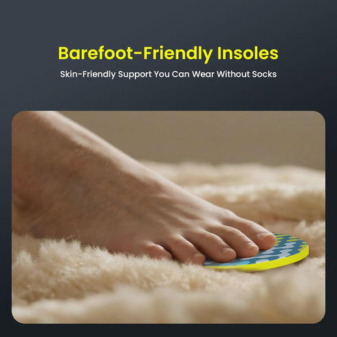 Women(8-9)/Men(7-7.5) Orthotic High Arch Support Inserts for Plantar Fasciitis, Flat Feet - Rigid Arch Support