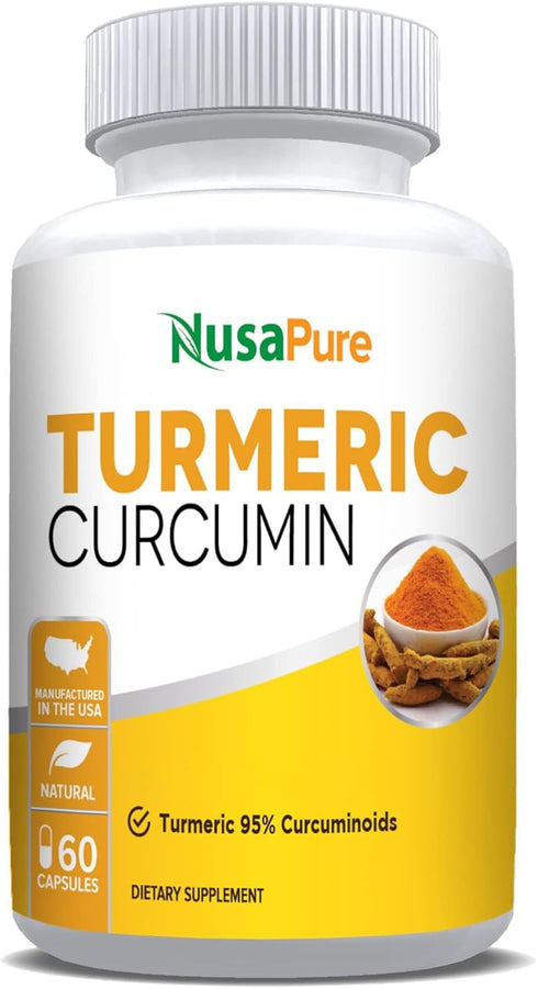NusaPure Turmeric Curcumin 600 mg, Vegetarian