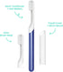 Quip Sonic Toothbrush for Adults with Timer, Extra Brush Head, Travel Cover, Electric, Indigo