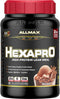 ALLMAX HEXAPRO Protein Powder - Chocolate, 2 lb, 25 Grams Protein Per Serving, Zero Sugar