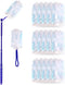 180° Dusters Multi Surface Duster Refills Kit - Extender Handle with 1 Long Handle, 1 Short Handle, 15 Duster Refills
