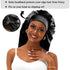 XL Satin Hair Bonnet for Women - Double-Layer Elastic Night Sleeping Cap for Braids/Curly/Long Hair