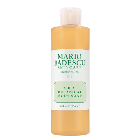 Mario Badescu AHA Botanical Body Wash, Moisturizing, Clarifying, Gentle Exfoliating for Brighter, Softer Skin | Infused