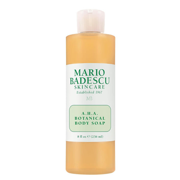 Mario Badescu AHA Botanical Body Wash, Moisturizing, Clarifying, Gentle Exfoliating for Brighter, Softer Skin | Infused