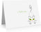 Little Notes by Comptime Cat Foldover Thank You Note Cards (24 Foldover Cards and Envelopes)