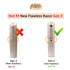 Replacement Heads for Flawless Finishing Touch Facial Hair Remover Device, Replacement Blades For Flawless Facial Hair Removal