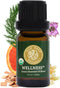 Silk Road Organic Wellness Essential Oil Vitality Blend - 100% Pure USDA Certified Frankincense, Cypress, Cedarwood, 10