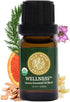 Silk Road Organic Wellness Essential Oil Vitality Blend - 100% Pure USDA Certified Frankincense, Cypress, Cedarwood, 10