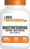 BulkSupplements.com Multivitamin for Men Softgels - Daily Multimineral Supplement with Fish Oil, 300 Count