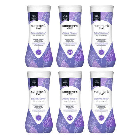 Summer's Eve Delicate Blossom Feminine Cleansing Wash, Daily Intimate Wash, Removes Odor,