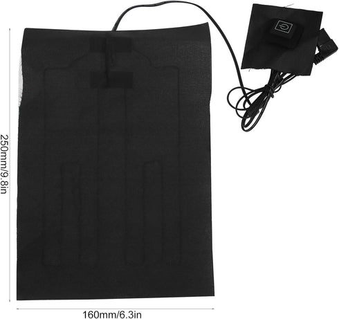 Comfortable Wear-Resistant USB Heating Cloth, Densely Routed Heating Wire Vest Heating Pad for Men