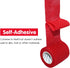 Self Adherent Cohesive Bandage Latex 3"x5 Yards, 12 Rolls First Aid Bandages for Wrist Ankle Sprain, Red