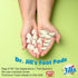 YJ44-9070, 1/4" (50 Pack) Dr. Jill's Foot Pads, Toe Separator Pad Foam with Tail