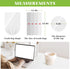 0.5 Gallon Mini Strong Trash Bags, Tiny Bathroom Liners by Teivio, Fit 2 Liters or Less, 220 Counts