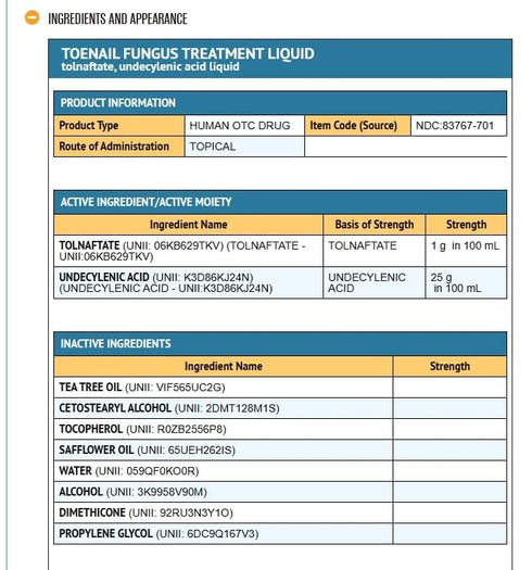 PDAM 30ml Toenail Fungus Treatment Extra Strength - Toe Nail Fungus Treatments for Thick, Nail Strengthener and Growth