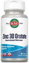 KAL Zinc Orotate 30mg | Sustained Release Chelated Zinc Tablets for Immune Support, 90 Tablets