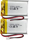 802540 3.7v 900mAh Lithium Battery for Sena 10S series, Sena 20s series, Sena 30K series, Bluetooth Headset Battery