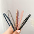 Fashion Super Shiny Women Two Rows Black Crystal Beads Headband, Rhinestone Beaded Hair Accessories