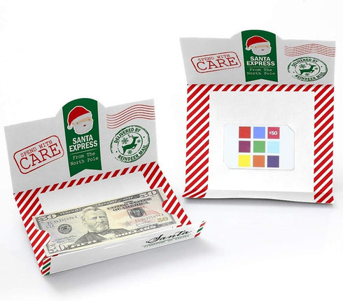 Set 8 Big Dot of Happiness Santa's Special Delivery - From Santa Claus Christmas Money and Gift Card Holders