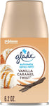 Glade Automatic Spray Refill, Vanilla Caramel Twist, 6.2 Oz Air Freshener for Home and Bathroom