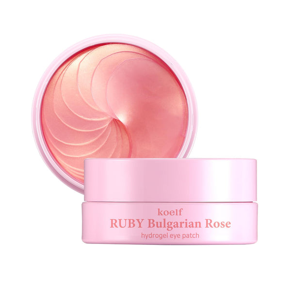 Koelf Ruby & Bulgarian Rose Hydrogel Eye Patch, 60pcs
