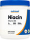Nutricost Niacin Vitamin B3 Powder, 250 Grams, 1G Per Serving, Vitamin B3 (Niacin) Powder, May Cause Flush