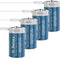 TOPUSSE Rechargeable D Batteries 4 Pack, Long-Lasting 1.5V 7500mWh Lithium D Size Battery