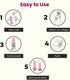 Set SHORDY Applicator Tool for Menstrual Cups for Easy Insertion with Lube Gel, Reusable Period Cup Applicator Copa