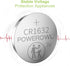 POWEROWL CR1632 (15-Pack) 1632 3v 10 High Capacity Battery CR Lithium Batteries, Years Leak-Free