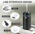 Car Humidifier Diffuser for Essential Oils, USB Cool Mist Air Freshener for Car, Home, Office, Bedroom (Black)