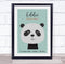 The Card Zoo New Baby Birth Details Nursery Christening Cute Koala Face Keepsake Gift Print