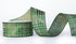 Wired Christmas Ribbon Plaid Set 2.5 Inch 4 Rolls 24 Yards for Decorating Trees, Gift Wrapping, Wreaths, Bows