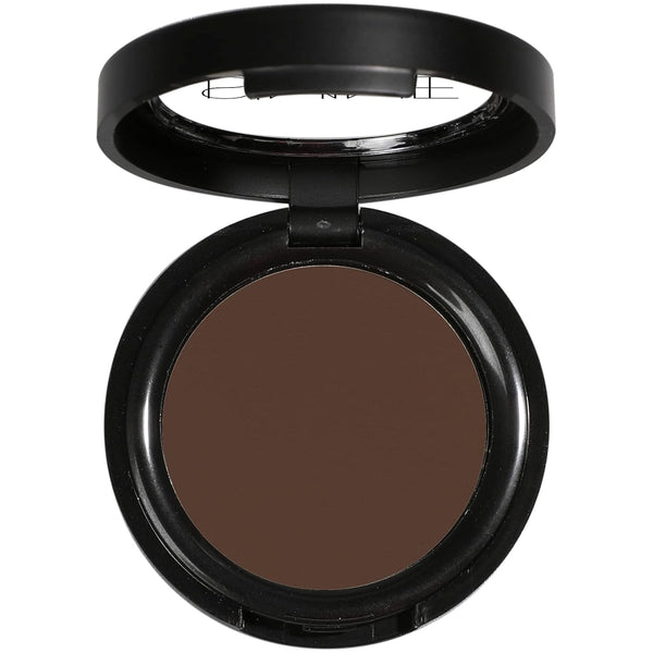 ISMINE Single Eyeshadow Powder Palette, Matte Coffee, High Pigment, Longwear Brown Eye Makeup (#04)
