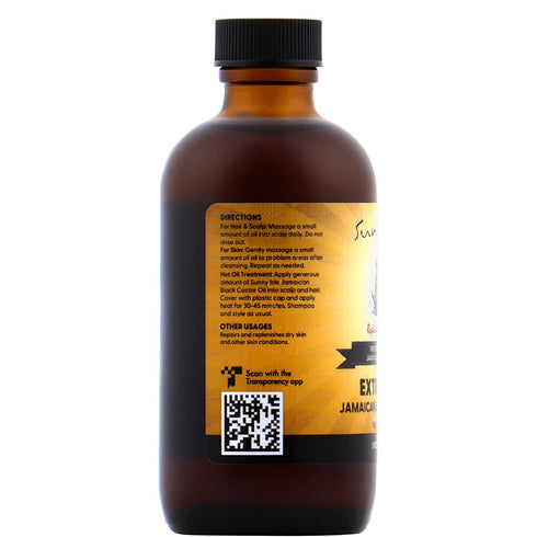 Sunny Isle Jamaican Black Castor Oil Extra Dark, 4 Fl Oz