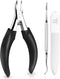 Toenail Clippers, Professional Podiatrist Grooming Tool for Thick or Ingrown Nails, Stainless Steel Sharp Curved Blade