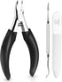Toenail Clippers, Professional Podiatrist Grooming Tool for Thick or Ingrown Nails, Stainless Steel Sharp Curved Blade