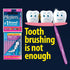 Piksters Interdental Brushes, Size 1, 40 pk, Safe for Braces, Gum Soft Bristles for Plaque Removal, Tight Gaps