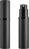 Refillable Perfume Bottle Atomizer for Travel, Portable Easy Refillable Spray Pump for Men and Women, 5ml Mini (Black)