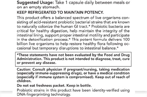 Rachel’s Pro 100 Probiotic - 100 Billion Count of Probiotics