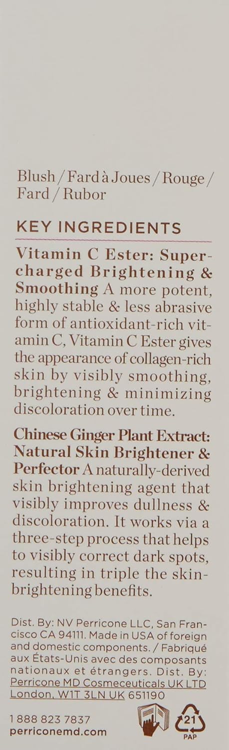 Perricone MD No Makeup Blush, Lightweight Gel-Cream Blush for Natural-Looking Rosiness and Healthy Glow, Improves