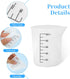 Vin Beauty 2Pcs Laundry Detergent Cup, Laundry Detergent Measuring Cup, Washable Silicone Laundry Measuring Cup