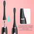 2 Pcs Electric Toothbrush Heads for BTFO 1741-01, Black Replacement Brush Heads
