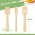 300 Pcs Disposable Mini Wooden Spoons 3.75" Tasting Spoons Ice cream spoon Sampling Spoons