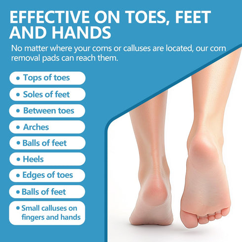 RHAICARE Remover(24 Count),Corn 40% Corn removers for Toes feet Bottom of Foot Corn Pads Remover for Toes feet