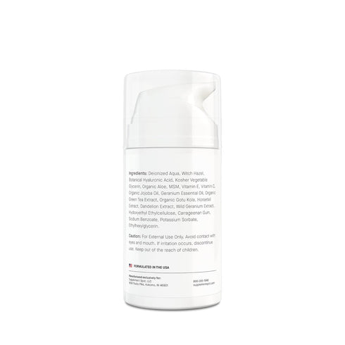 Hyaluronic Acid Serum 1.7 oz for Face & Neck – Hydrating Daily Facial Serum w/Vitamin C, E, Jojoba Oil & Green Tea