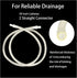 Wellgood 7pcs 1000ml 2000ml 25MM External Catheters Condom for Men, External Urinary Catheter for Incontinence