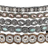 Teenitor 5pcs Rhinestone Beaded Hairbands for Women, Handmade Crystal Beaded Elastic Head Bands, 20-26.8"(51-68cm)