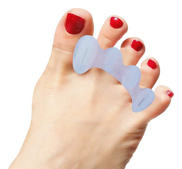 Soft Toe Spacers for Beginners, Toe Separators for Alignment, Silicone Bunion Corrector for Women Big Toe