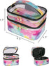 Cosmetic Bag Makeup Bag Travel Cosmetic Bags for Women Makeup bags Cases Portable Waterproof Foldable (Tie-Dye)